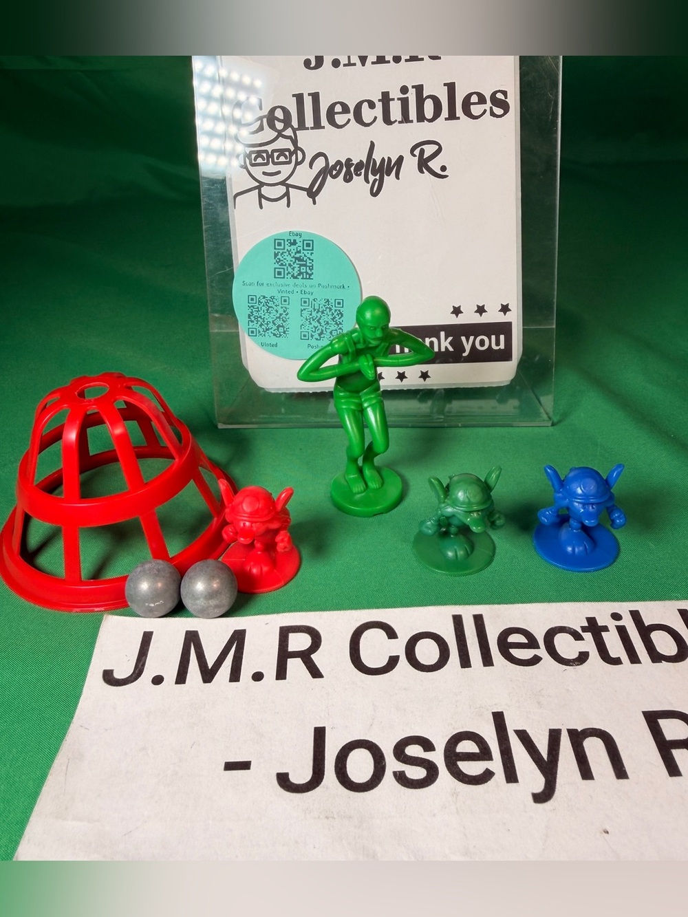 Mouse Trap Replacement Parts Lot - 2005 - Cage, Diver, Mice, Marble
